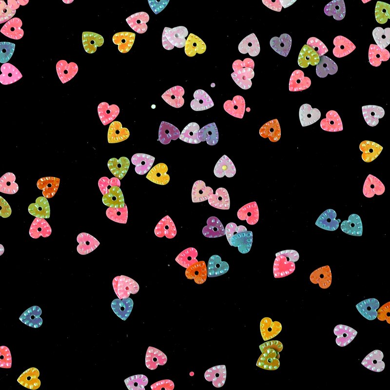 20 G/zak Liefde Herat 5Mm Pvc Confetti Glitter Pailletten Voor Ambachten Nail Art Decoratie Pailetten Sequin Diy Naaien Accessoires