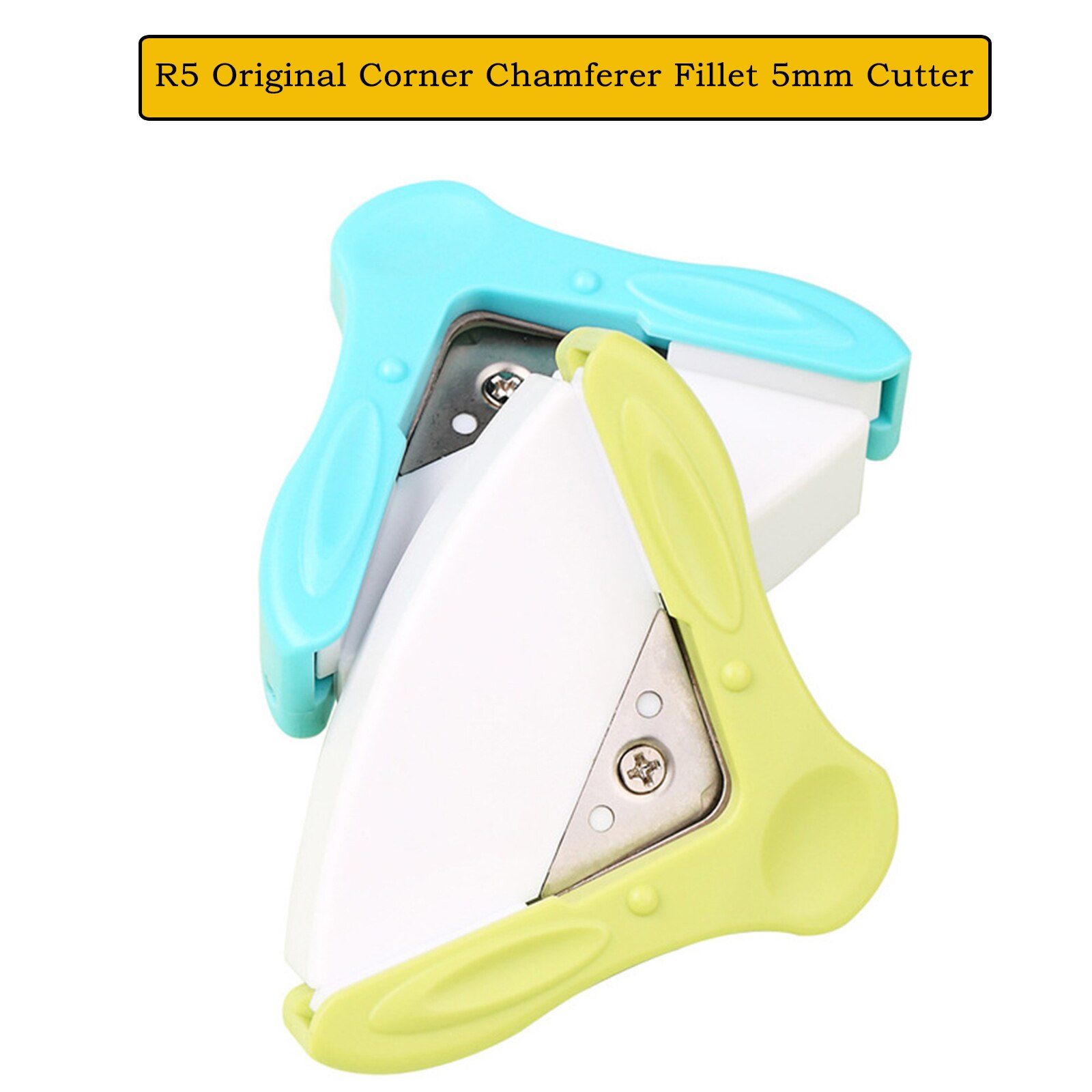 R5 Original Corner Angle Trimmer Clipper Tool Chamferer Fillet 5mm Cutter for Paper Circle Cutters Office Craft Laminate DIY