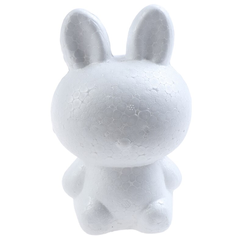 12cm Zodiac Signs Rat Kids Craft Toys Foam Animals Modeling Polystyrene Styrofoam Doll DIY Modeling Polystyrene Styrofoam: Rabbit