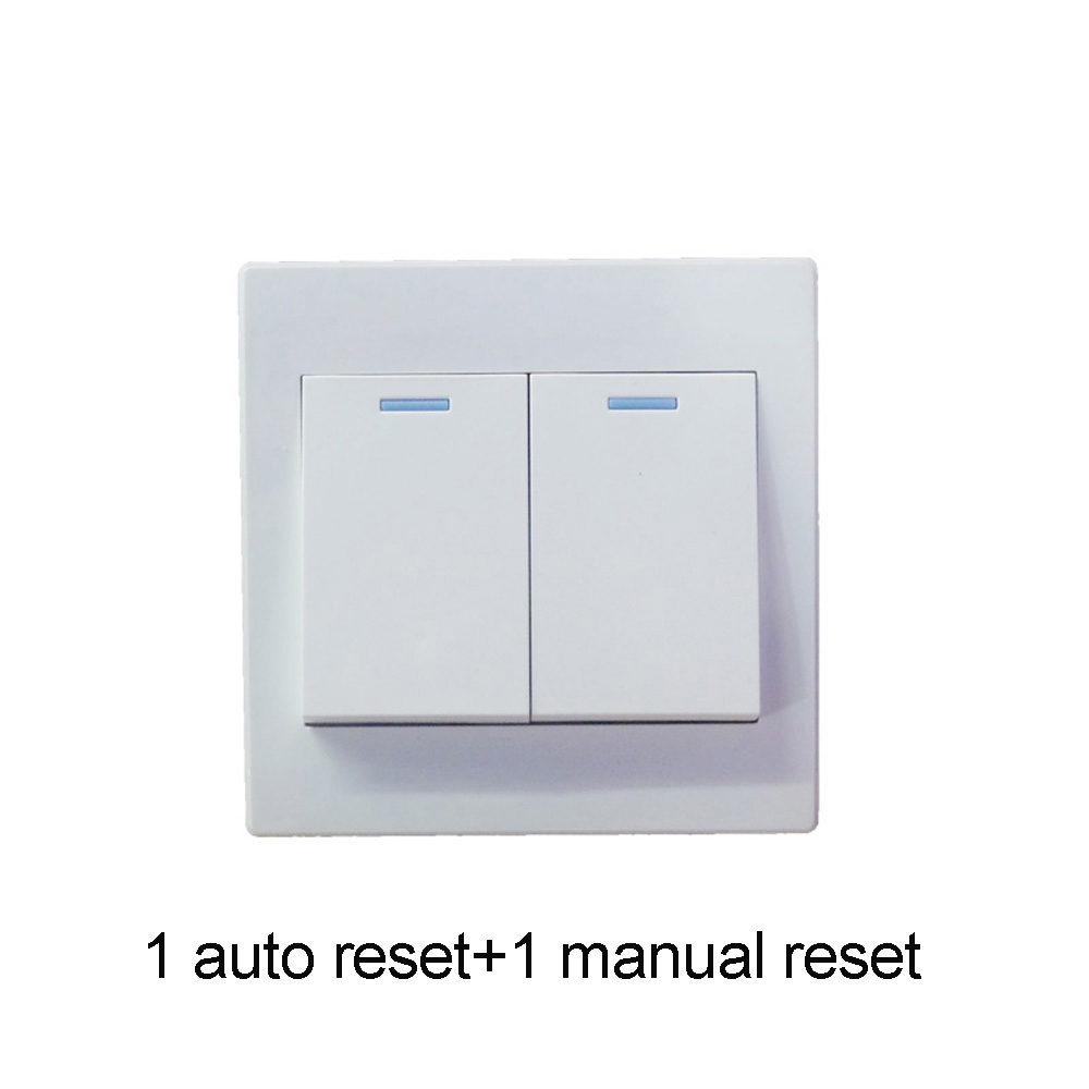 10 pçs plástico porta botão de saída cor branca sistema controle acesso acessórios liberação interruptor parede 10a 250v para a lâmpada: Dourado
