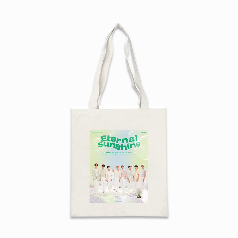 ATEEZ-Bolso de lona para ATINY Hongjoong Seonghwa Yunho Yeosang Mingi Wooyoung Jongho, bolsa de hombro ligera portátil: 01