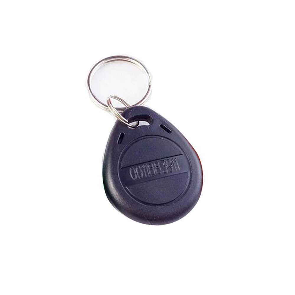 100pcs Waterproof EM4305 T5577 Copy Rewritable Writable Rewrite Duplicate RFID Tag Proximity ID Token Key Keyfobs Ring Clone Car: black