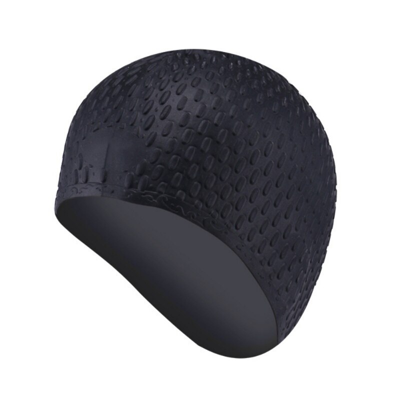Silicone Rubber Swimming Cap Adult Men Women Waterproof Swim Caps Hat Children Swimming Accessories Swim Caps: B