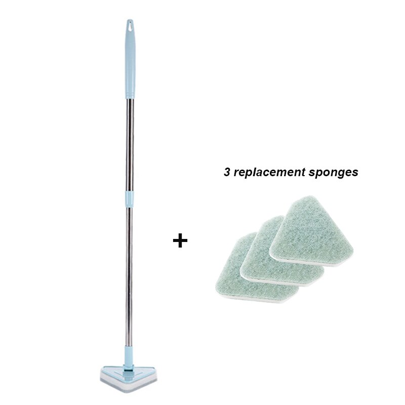 UNTIOR – brosse de salle de bain à Long manche, évolutive, éponge de remplacement, vadrouille, baignoire, carrelage, brosse de nettoyage de sol, outils de nettoyage de vitres en verre: green