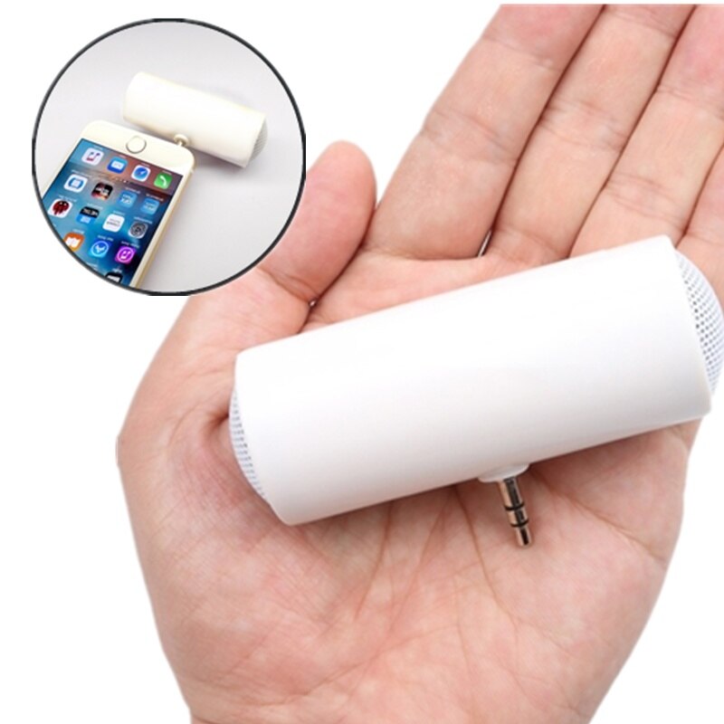 1PC Universal Mini Portable Speaker Monaural Music Stereo Audio Speakers Loud Speaker with 3.5mm Plug Mobile Phone MP3 Players