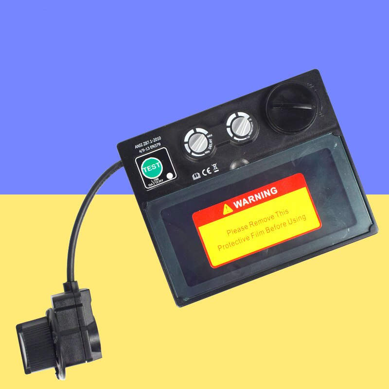 Auto mørkere sveisemaske sveisehjelm li batteri solcelle sveisefilter