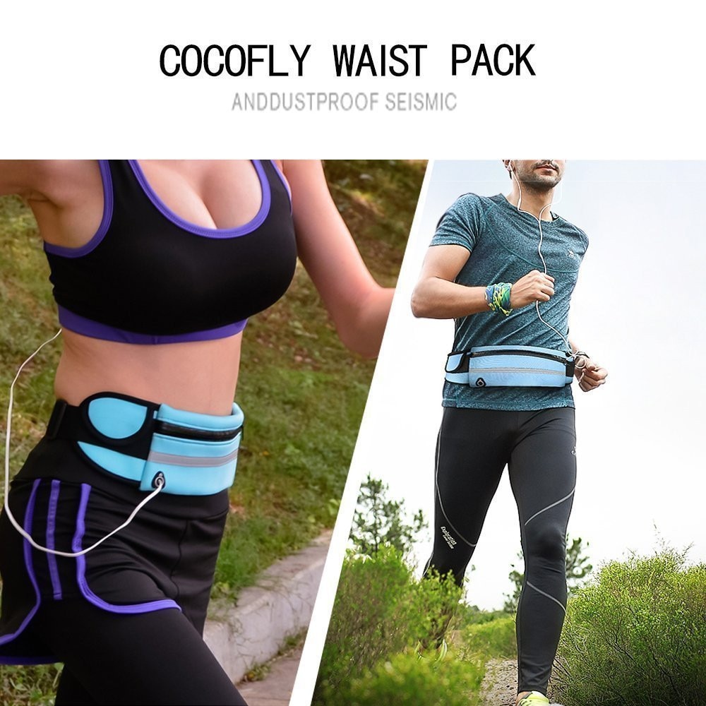 Wasserdichte Lauf Taille Tasche Leinwand Sport Joggen Tragbare draussen Telefon Halfter Gürtel Tasche Frauen Männer Fitness Sport Zubehör