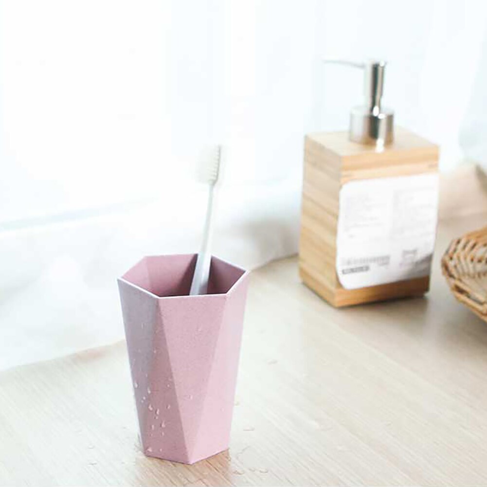 Nordisk geometrisk kop tandbørsteholder vask drikker hjem badeværelse tandkrus