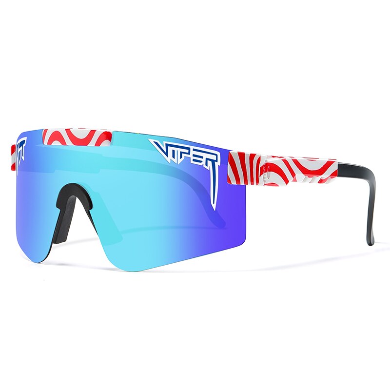 PIT VIPER-gafas de sol polarizadas para ciclismo, lentes de sol para bicicleta de montaña, con funda, UV400