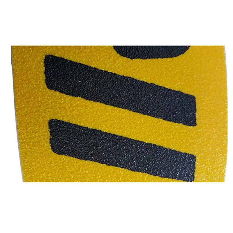 5cm*5m/Roll Caution/Watch Your Step Self Adhesive Anti-slip Non Skid Abrasive Safety Tape Non Slip Warning Tape for Stairs Floor