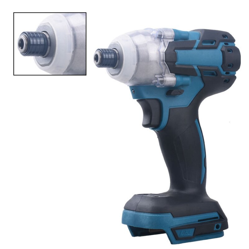 18V 520Nm Electric Impact Wrench Driver Cordless Brushless Wrench Screwdriver 1/2 Rechargeable Socket Wrench for Makita Battery: a