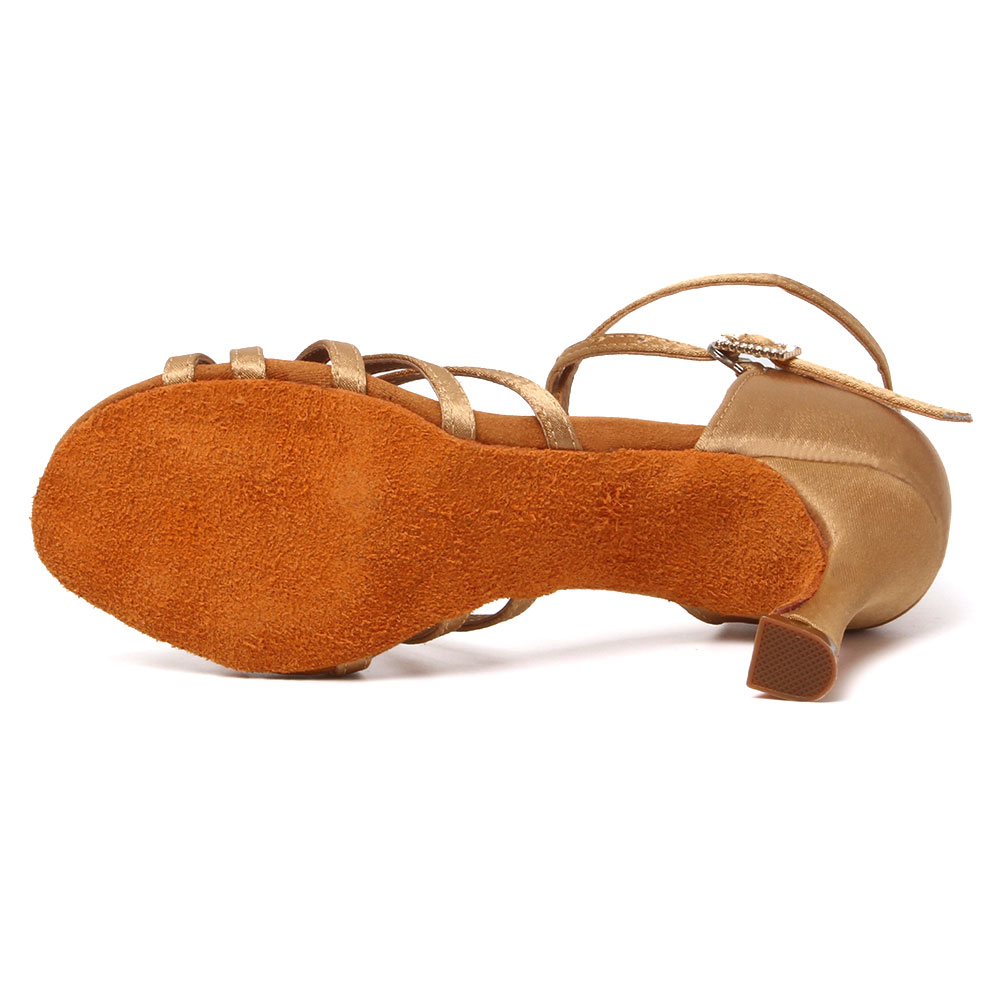 Zapatos de baile latino con suelas de gamuza para mujer, zapatos de baile de Tango Indood, tacones cubanos, tacón alto para , zapatos de baile de salón,