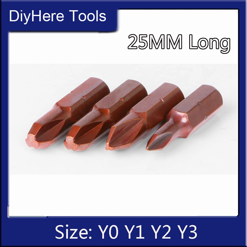 1Pc 1/4 Inch Magnetic Y Shaped Screwdriver Bits To... – Vicedeal