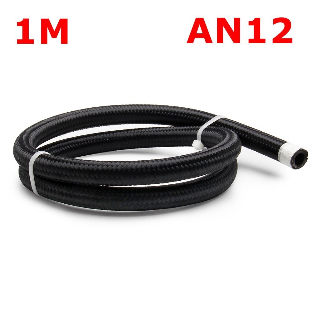 1M ein4 ein6 ein8 ein10 ein12 Kraftstoff Schlauch Öl Gas Kühler Schlauch Linie Rohr Rohr Nylon Edelstahl Geflochtene innen CPE Gummi TF-1007: Elfenbein