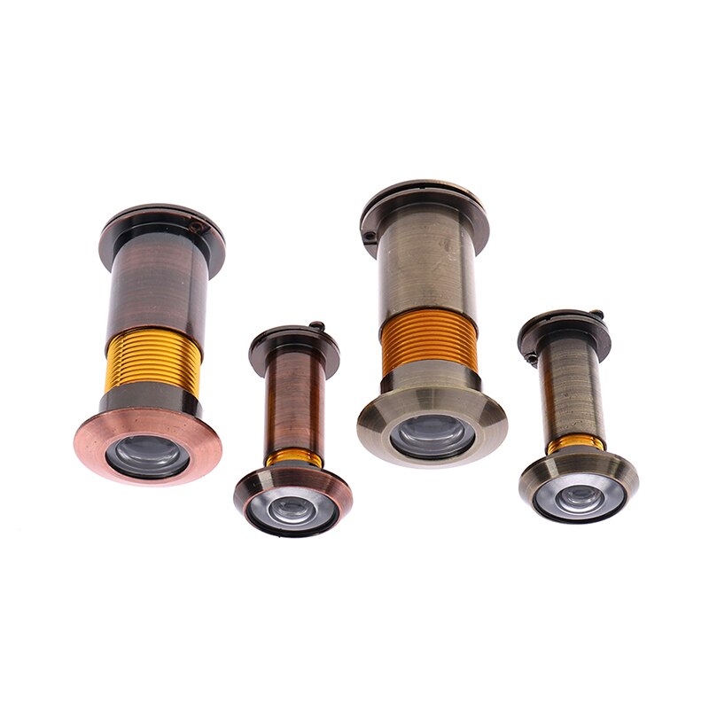 200 grados amplio ángulo de visión mirilla puerta de seguridad los espectadores 16-26mm agujero oculto mirilla ajustable de la Lente de Cristal de las herramientas de Hardware