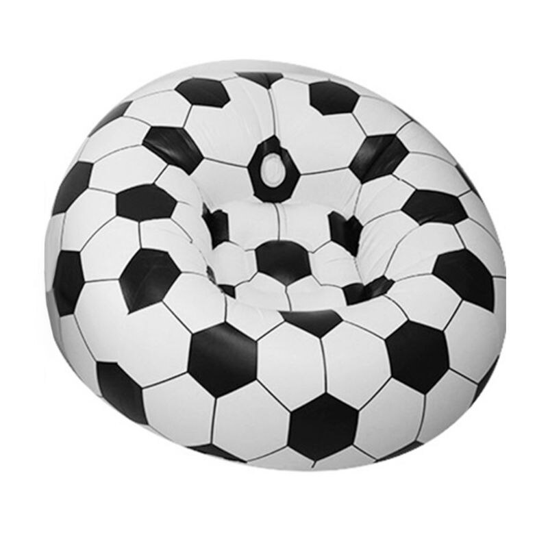 Inflatable Sofa Basketball/Football Shape Lounger Chair for Adult Kids Couch: 1