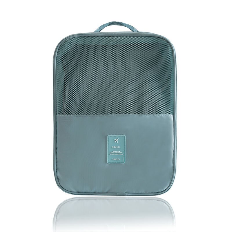 Travel Waterproof Shoe Bag Men and Women Clothing Luggage Accessories Storage Portable Pluggable: Fashion blue