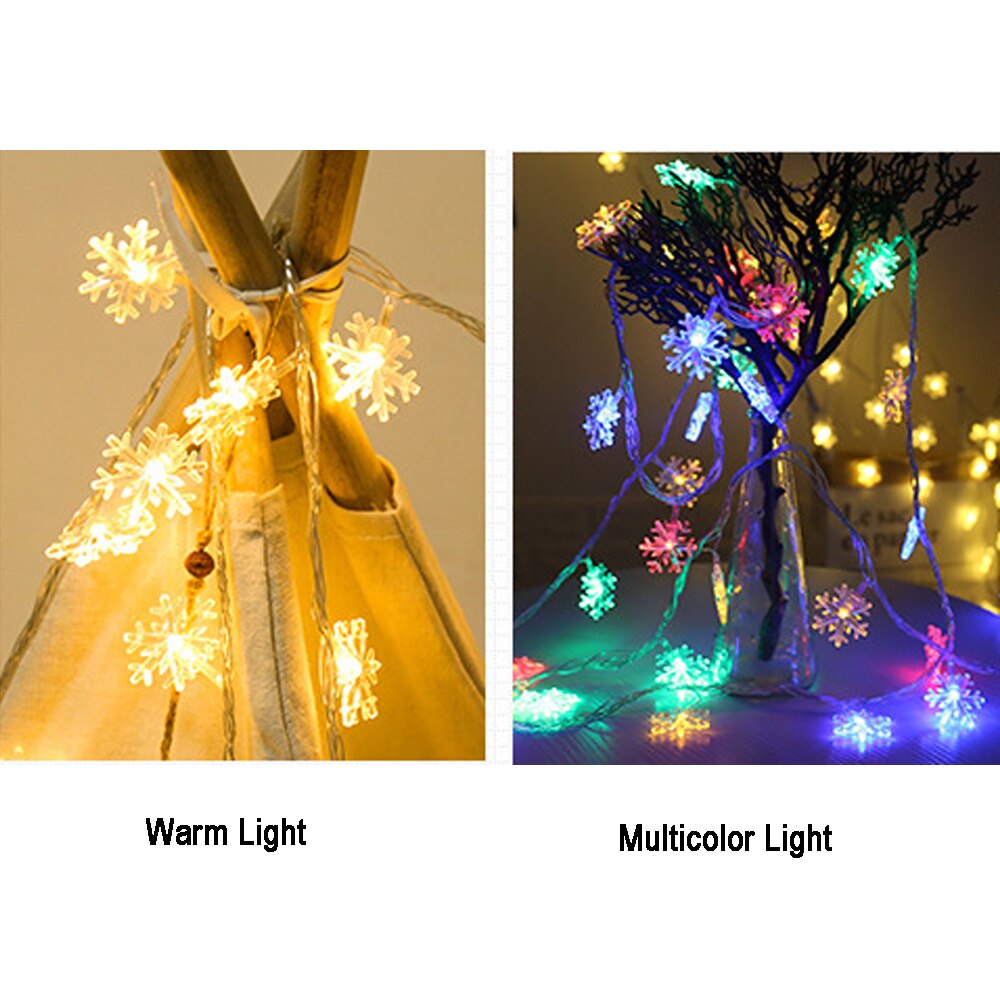 Jouluvuoden seppele 40 kpl led-valosarja ulkokäyttöön vedenpitävä valaistus keijujuhliin deco-kadulle festoon