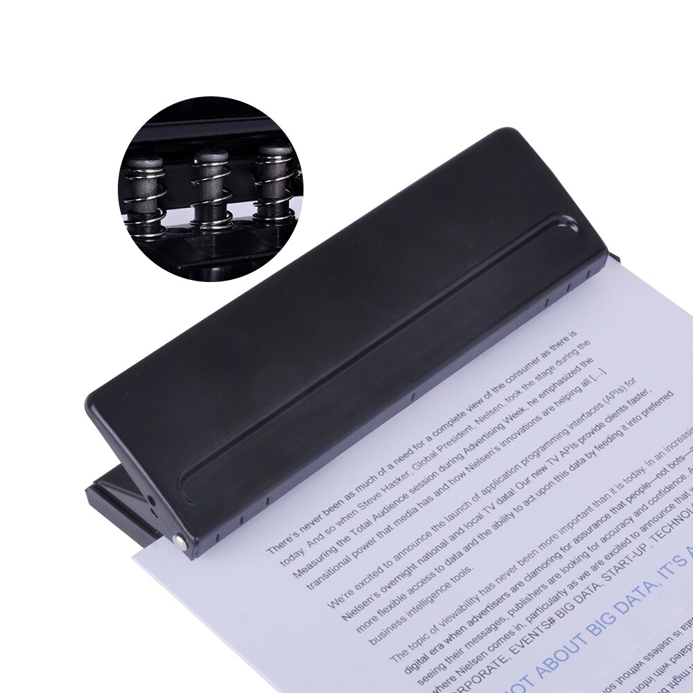 Adjustable 6Hole Desktop Punch Puncher for A4 A5 A6 B7 Dairy Planner