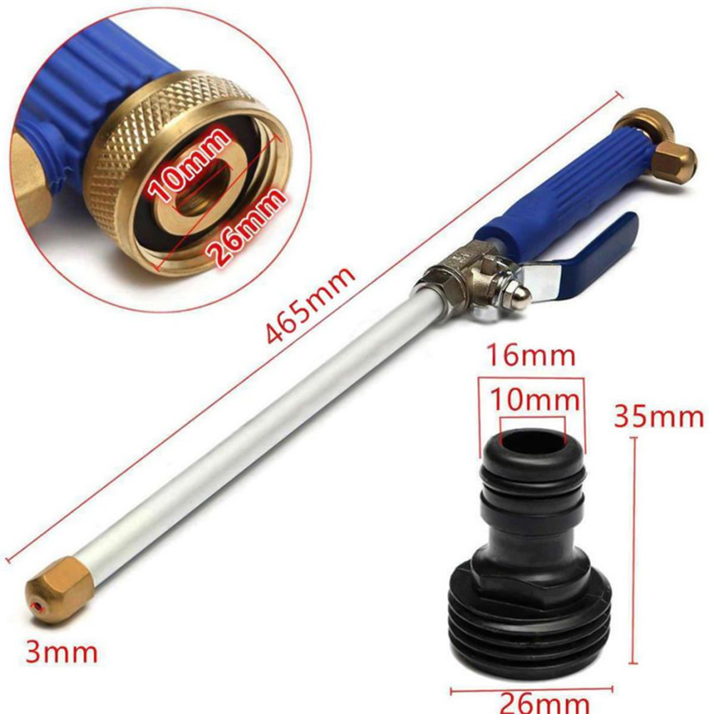 meterk Power Washer Spray Nozzle Water Hose Wands Water Jet Power Spray Nozzle for Car Home Washing Garden Plant Watering