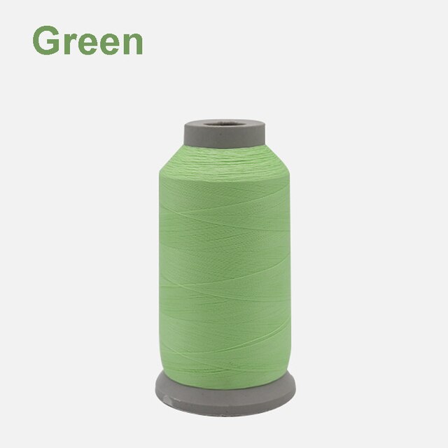 1000 Yard Luminous Thread Roll line Nylon Cross Stitch Embroidery Thread DIY Handmade Night Light String Sewing Accessories: Green