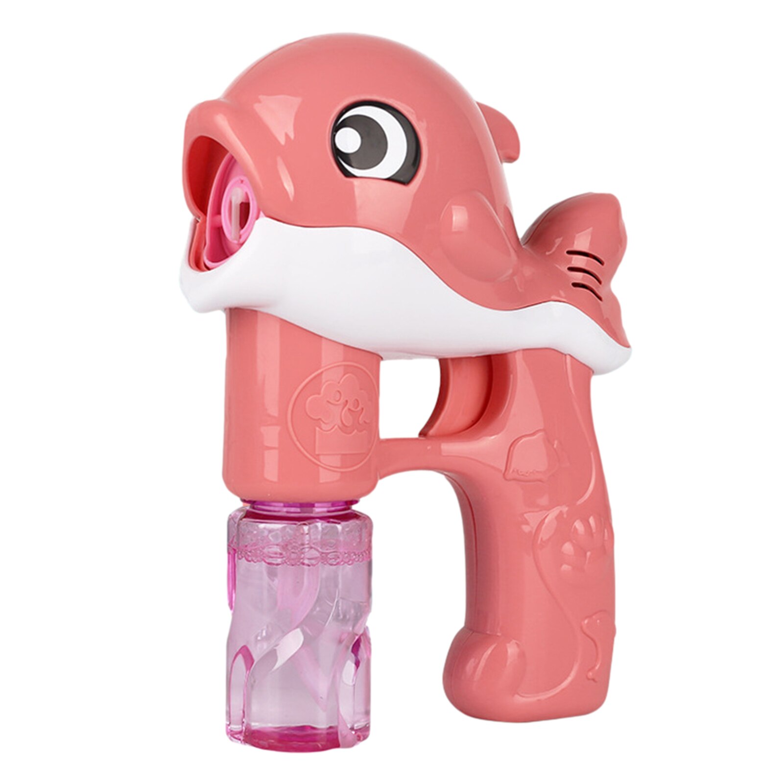 Kids Automatische Dolphin Bubble Gun Speelgoed Zomer Zeep Water Bubble Machine 2-In-1 Elektrische Bubble Machine Voor kinderen Speelgoed: Pink