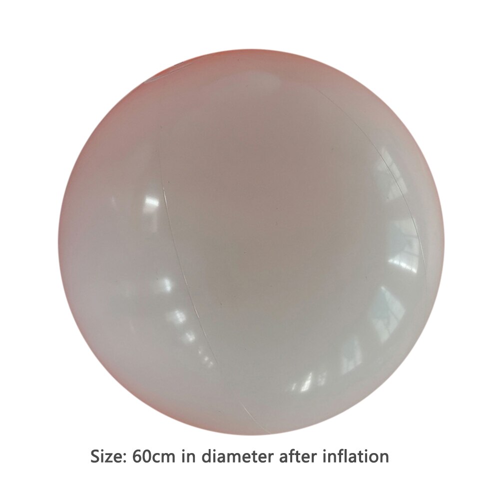 40CM/60CM Glowing Beach Ball remote control LED light Swimming Pool Toy 13 Colors Glowing Ball Inflatable LED Beach Ball: 60CM