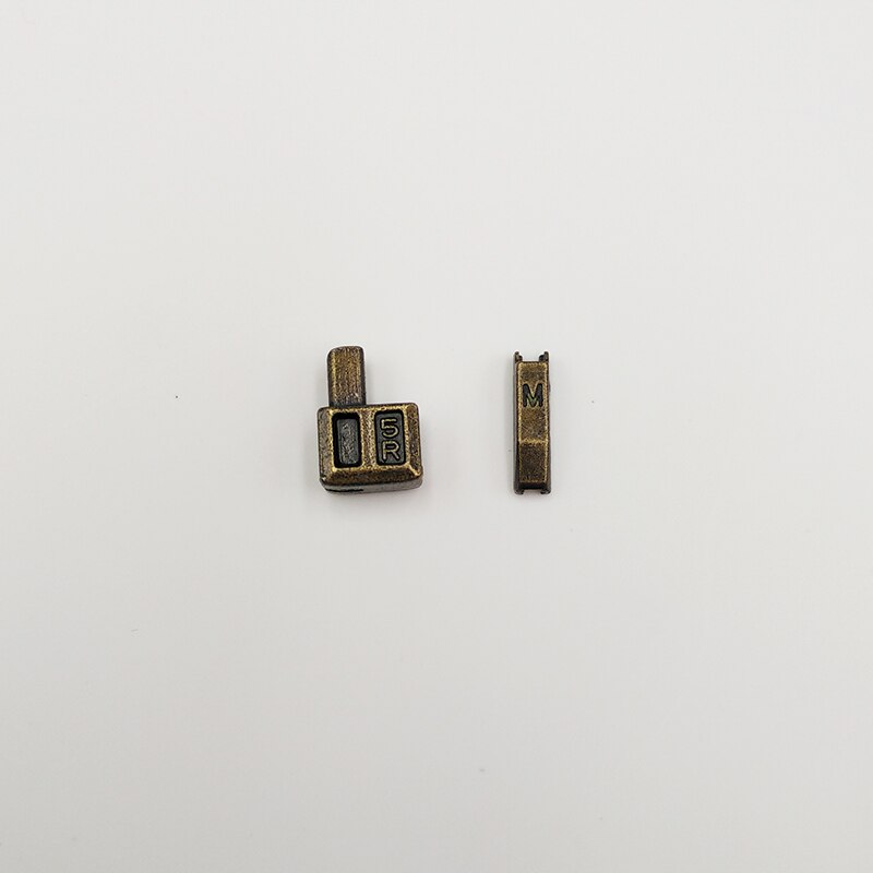 10 sæt 5#  metal lynlås propper til gør-det-selv reparation åben ende lynlås tilbehør lys guld/sølv/sort farve