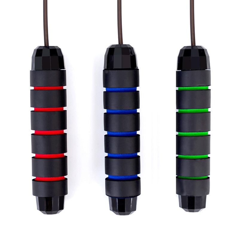 Adulto fitness peso-rolamento pulando estudante esportes gordura de aço queima de rolamento pular corda