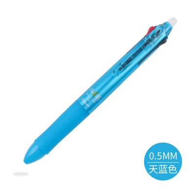 Japon pilote Frixion stylo 3 en 1 effaçable Gel stylo 3 couleurs 0.5mm LKFB-60EF 0.38mm LKFB-60UF couleurs Pastel: Sky Blue 0.5mm  1 Pc