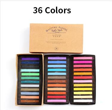 Marie's Painting Crayons Soft Pastel 12/24/36/48 Colors Art Drawing Set Chalk Color Crayon Brush For Stationery Art Supplies: 36 color