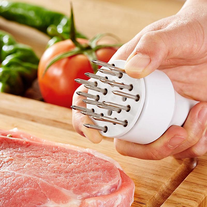 Kitchen Tools Top Meat Press Meat Tenderizer With Stainless Needle Tools Steel Kitchen Supplies H7N5