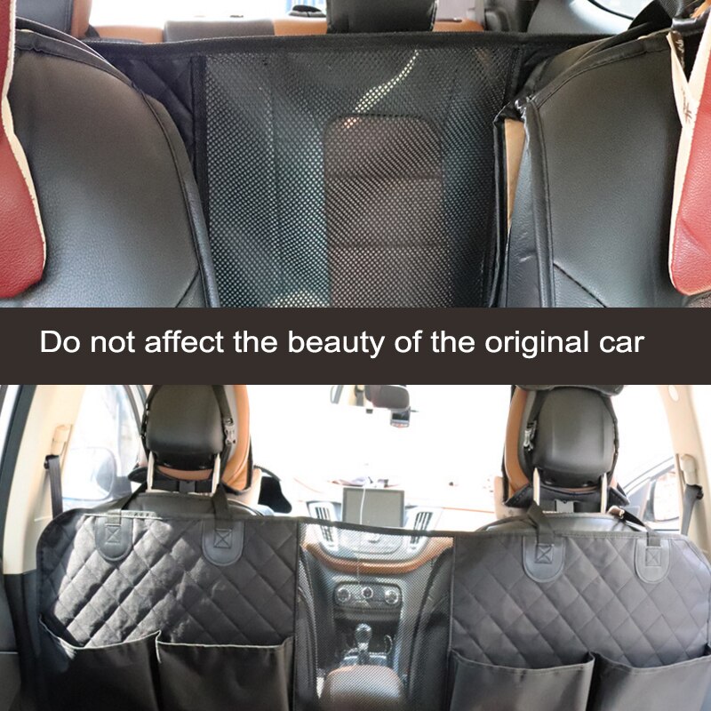 Overe sac de rangement pour Renault Megane 3 Duster | Housse de dos de siège de voiture, sac de rangement de tapis Anti-coups pour chien chat