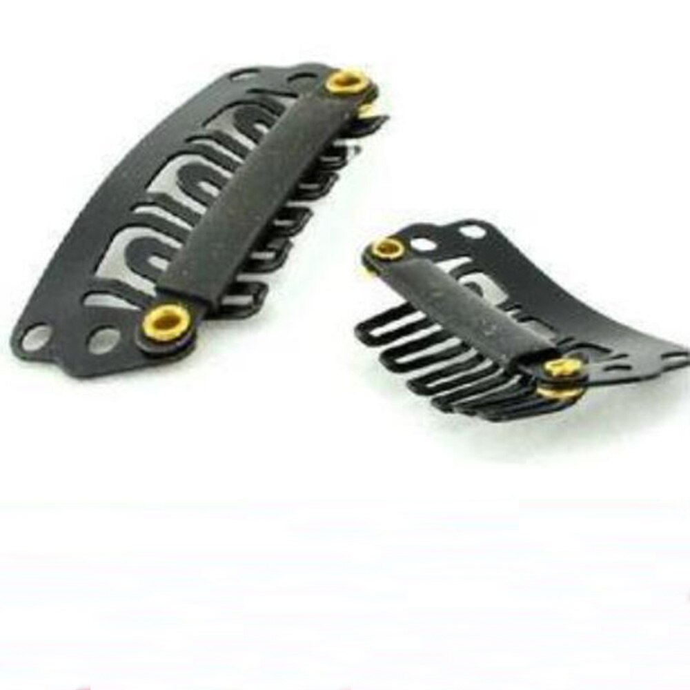 10/20/30 stuks haarverlengingsclips van metaal, bb, zwart, u-vormig, haarclips voor pruiken, haarspeldjes, salongripspelden en stylingtools