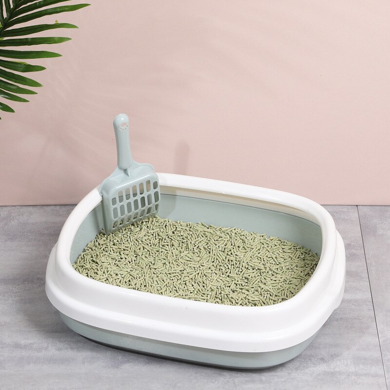 Large Cat Litter Box Semi Enclosed Cat Litter Basin Cats Toilet Odor Proof And Splash Proof Cats Litter Basin Pet Products