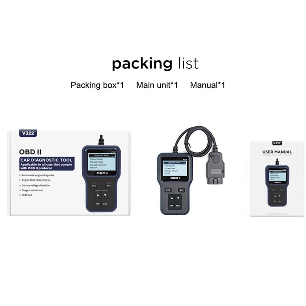 Auto Diagnose Instrument OBD2 Auto Test Tool Auto Motor Fehler Scanner Diagnose Instrument Code Leser Auto Diagnose Werkzeug