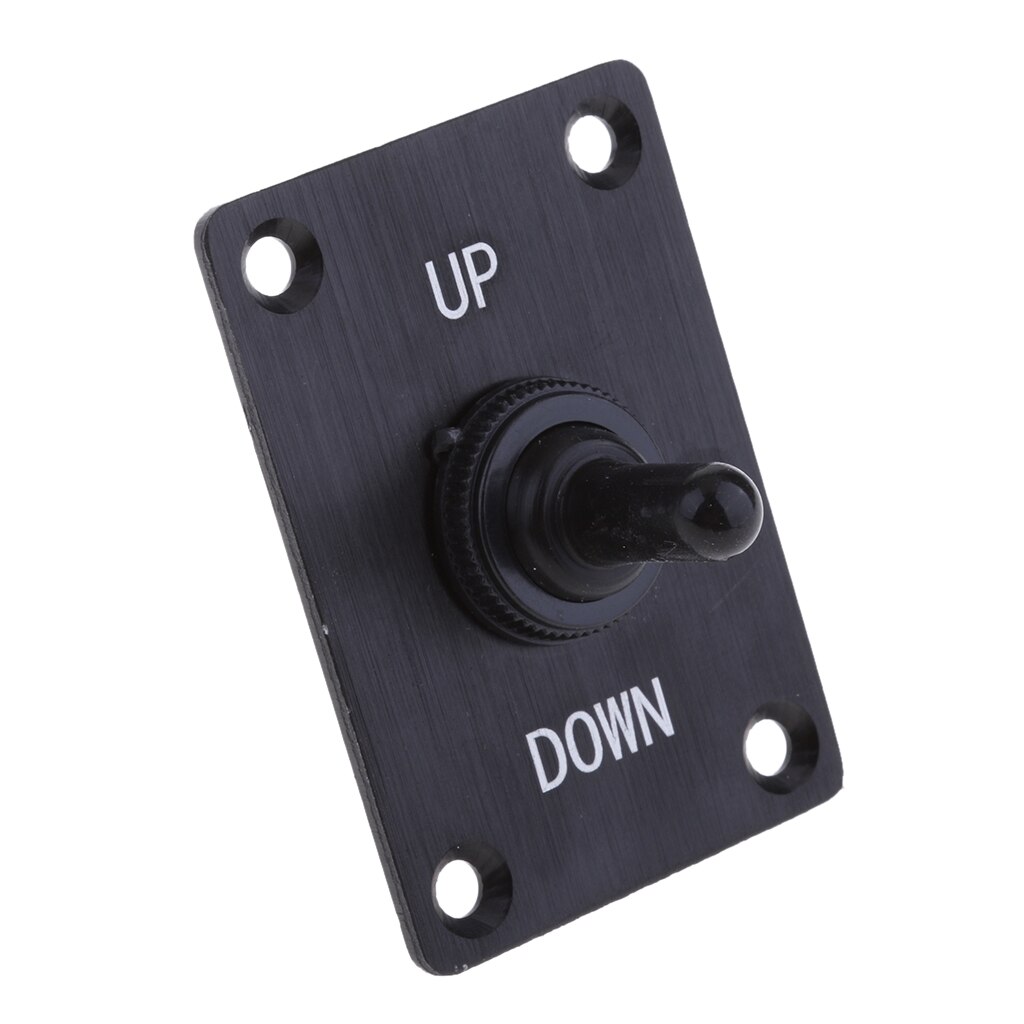 12V Boat Marine 3 Pin Up Down On/Off/On Momentary Toggle Switch Panel 15 Amp Momentary Switch