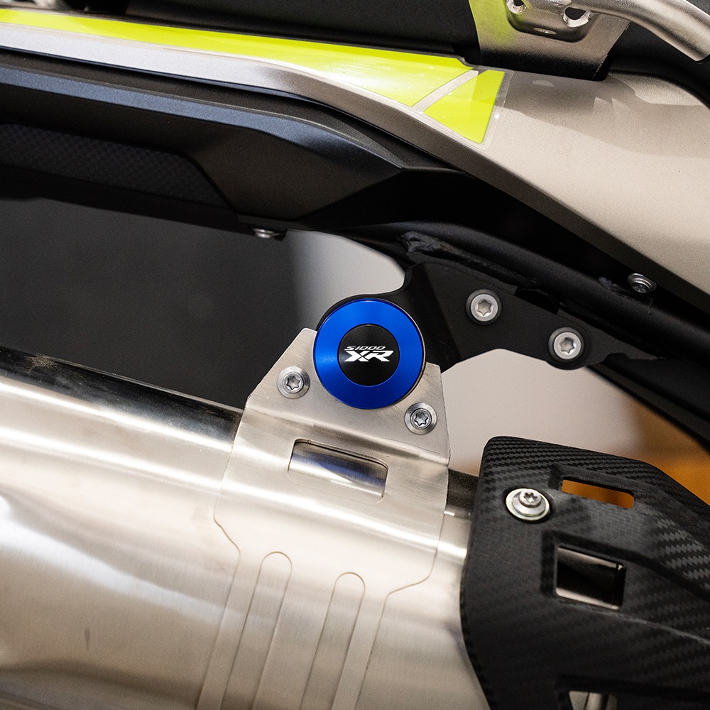 Para bmw s1000rr s1000xr s1000r s1000 s 1000 rr xr r 1000r 1000xr 1000rr acessórios da motocicleta suporte de escape tampa parafuso