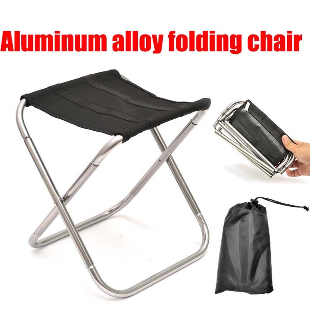 Portable Lightweight Folding Chair Outdoor Fishing Camping Picnic Oxford Cloth Easy To Carry Outdoor Furniture