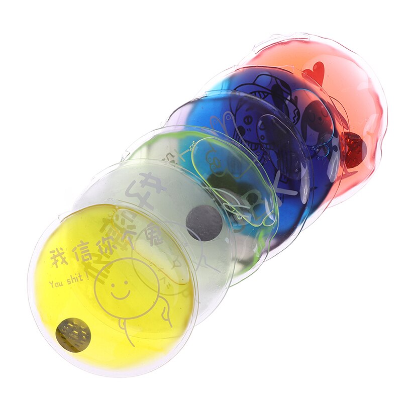 Scaldamani in gel riutilizzabile invernale mini 1 pz scaldamani istantaneo con stampa di parole divertenti divertenti
