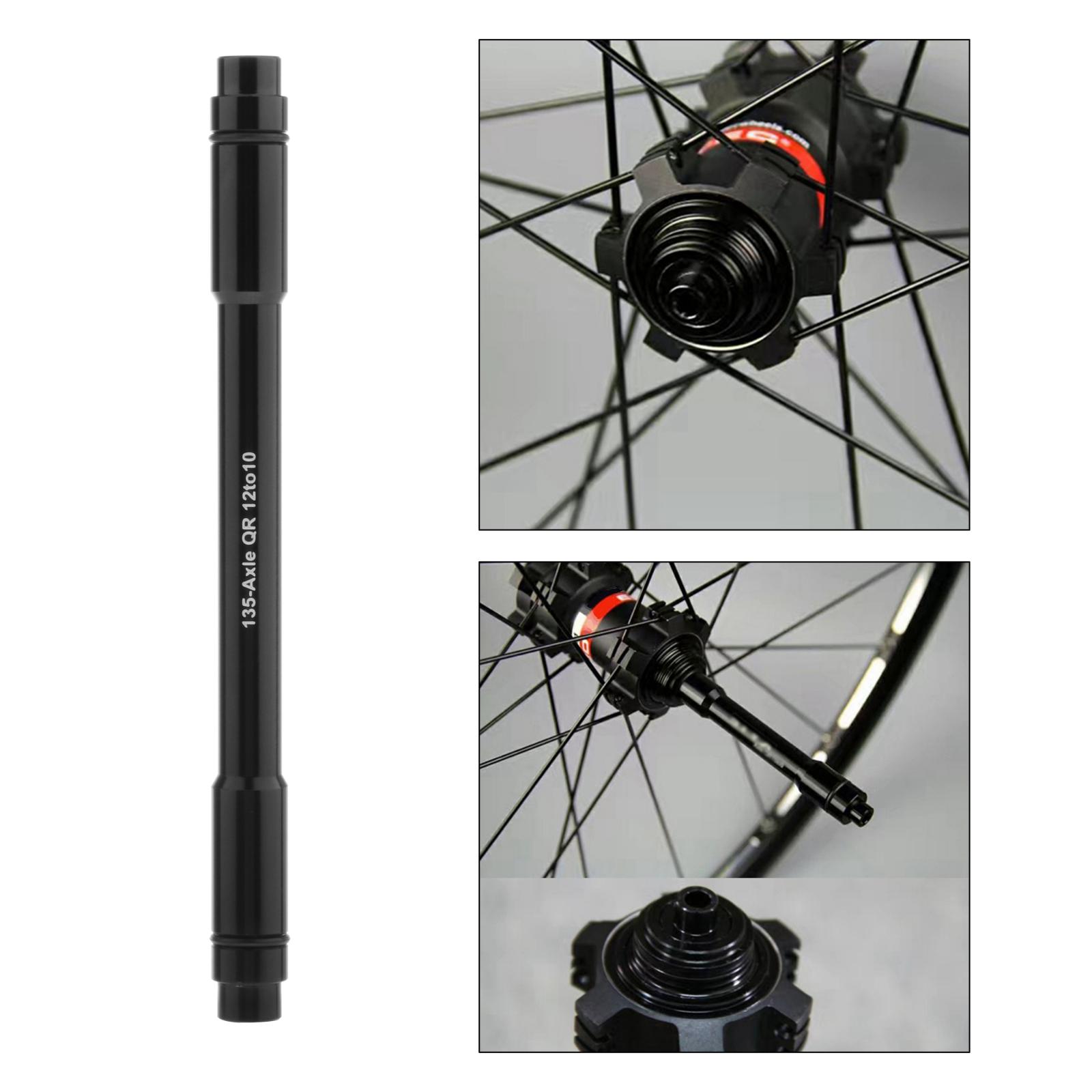 Bike 12mm to 10mm QR Adapter Thru Axle Hub 135mm/142mm/148mm Bicycle Parts Bike Quick Release Thru Axle Hub Adapter