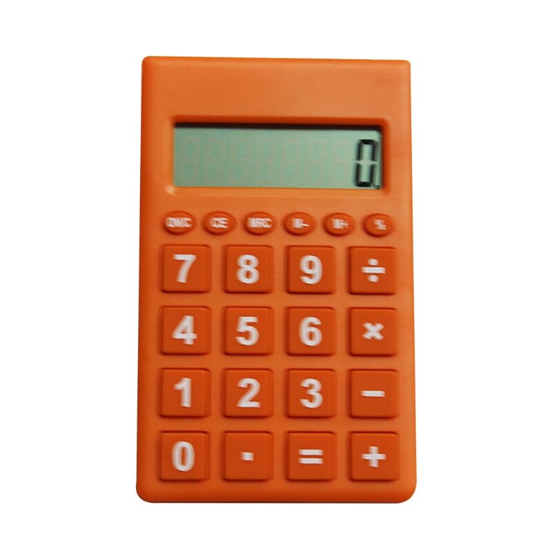 T8WC Portable 12 Digits Standard Calculators for Office Home School Use Optional Color Cute Calculator