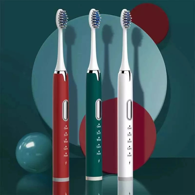 Electronic Toothbrush Washable Whitening Relax Teeth Brush Powerful Sonic Electric Toothbru USB Rechargeable Adult Ultrasonic
