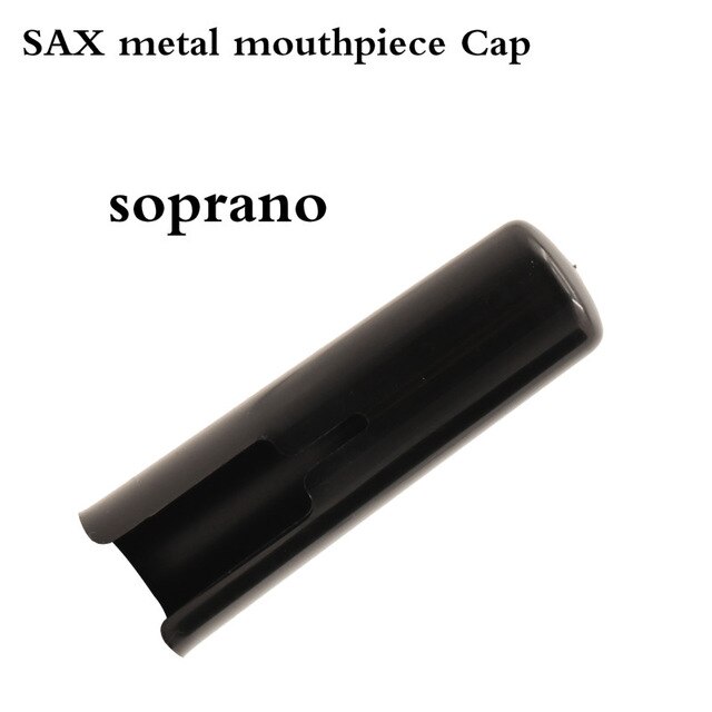 Soprano Alto Tenor Sax Saxophone Metal Mouthpiece Cap Musical Instrument Accessories parts: Light Grey