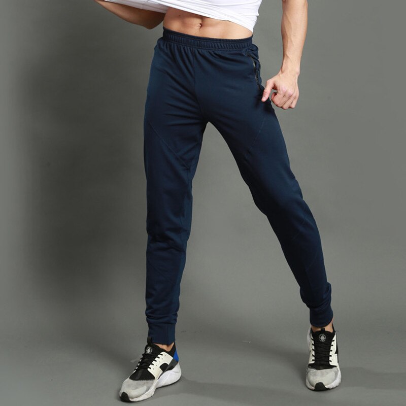Joggingbroek Mannen Casual Nauwsluitend Tie Footed Broek, Sneldrogende Fitness Running Mannen Jogging Zweet Broek