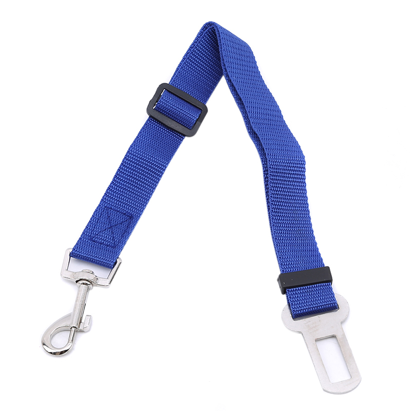 1Pc Puppy Autogordel Voertuig Auto Pet Dog Seat Belt Harness Lead Clip Hond Levert Veiligheid Hendel auto Tractie Producten: Blue