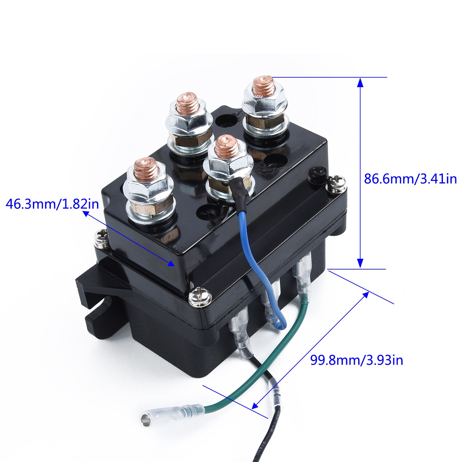 12V 500A Lier Solenoïde Relais Contactor voor 12000LB Lier