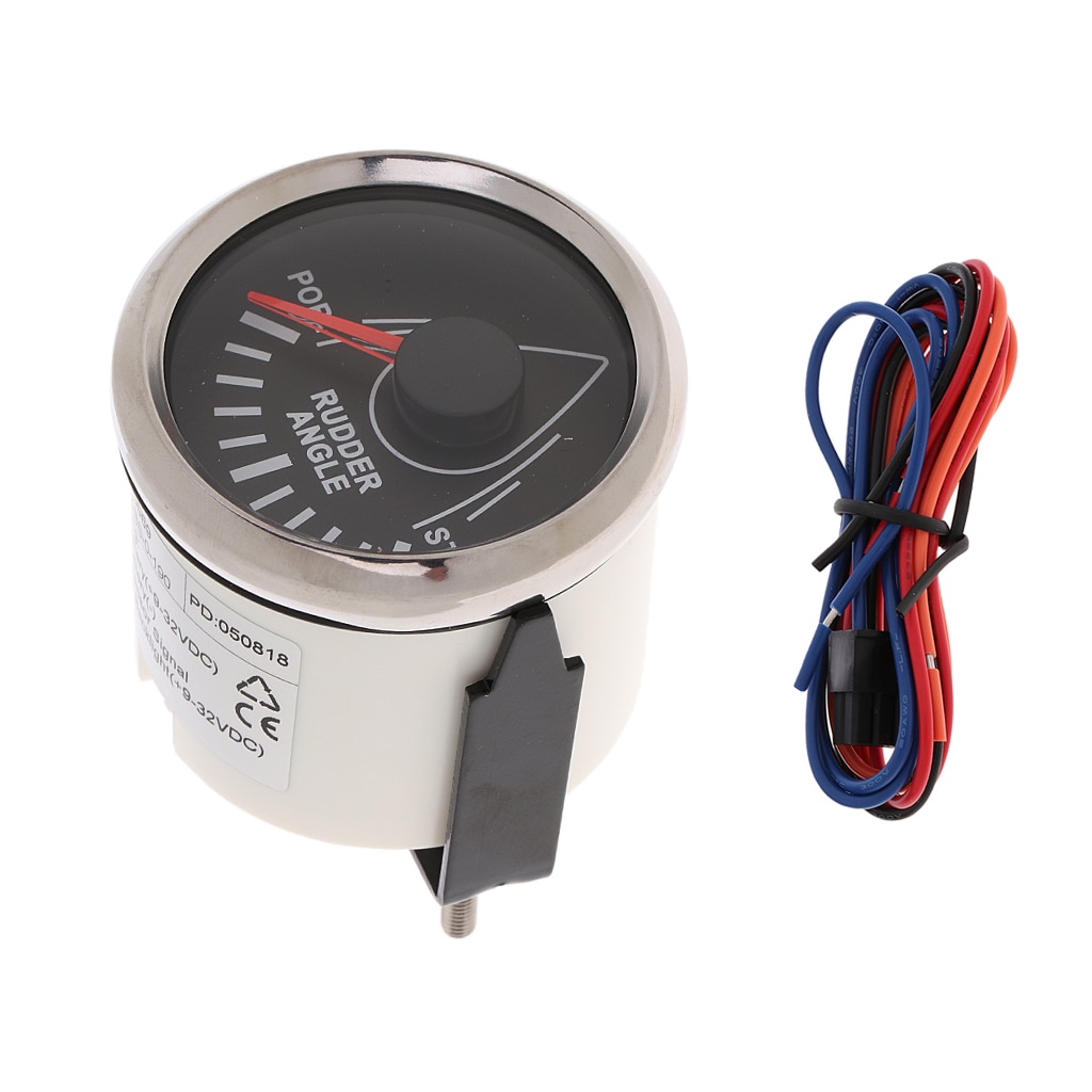 Marine Rudder Angle Gauge With Mating Sensor 0-190 52mm 900-00074