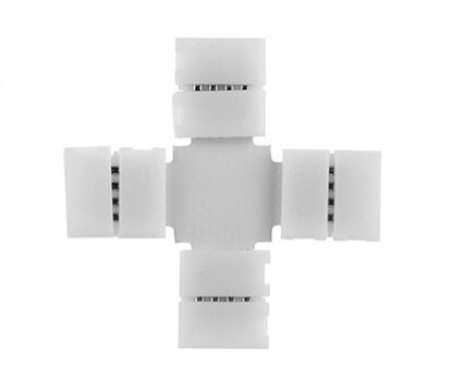 Rgb Led Light Strip Connector Smd5050 Multicolor Led Light Strip Wireless Gapless Solderless Adapter Terminal Extension: C