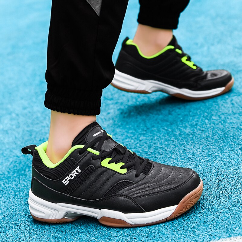 Chaussures de Badminton professionnelles pour hommes baskets d'entraînement antidérapantes hommes Tennis grande taille hommes baskets Badminton chaussures de Sport